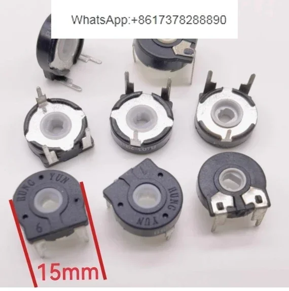 

100pcs potentiometer PT15 10K pt-15 B103 horizontal adjustable resistance switch