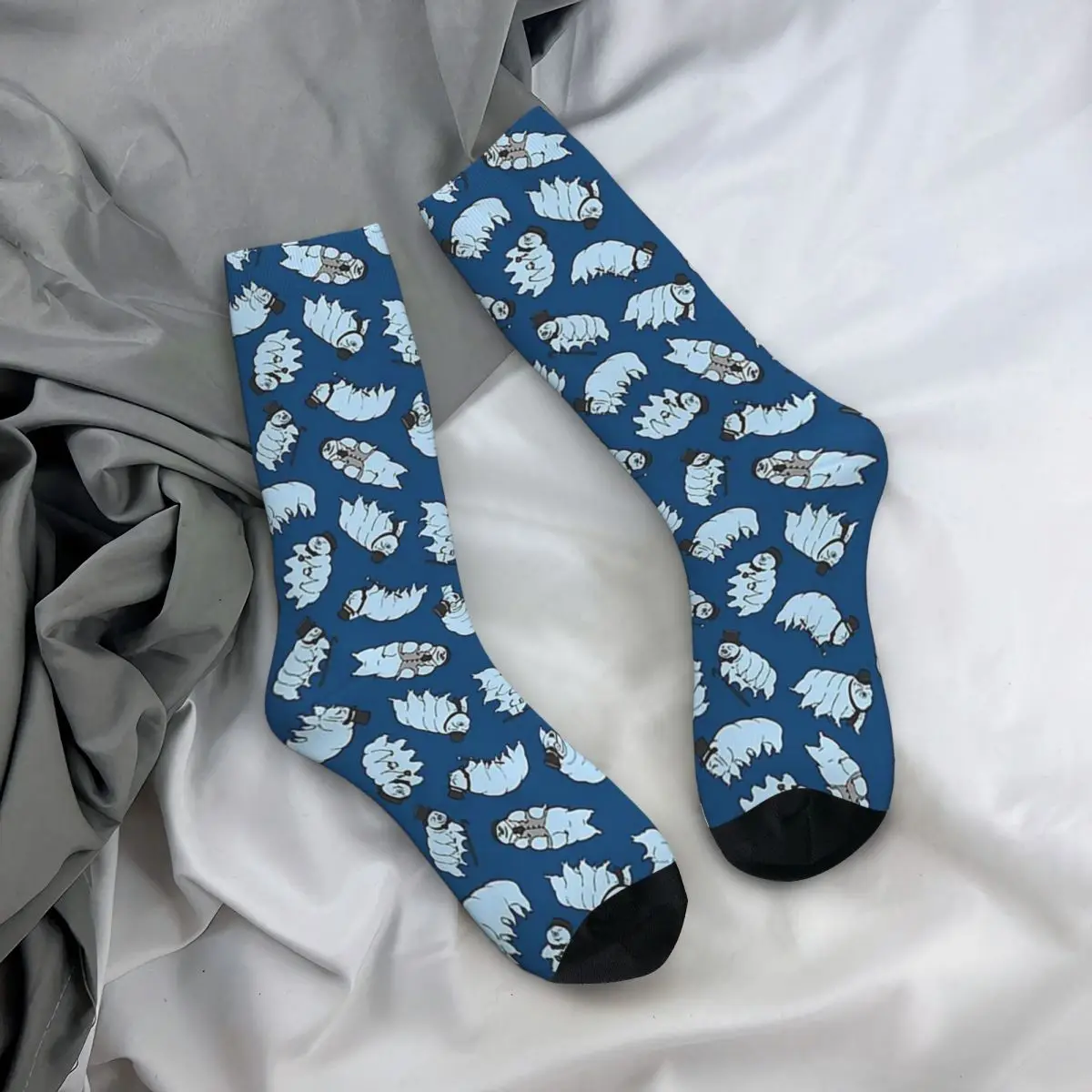 Tardigrades supersuaves-Calcetines para hombre y mujer, medias largas de estilo Harajuku para todas las estaciones, accesorios para regalo de cumpleaños, Unisex