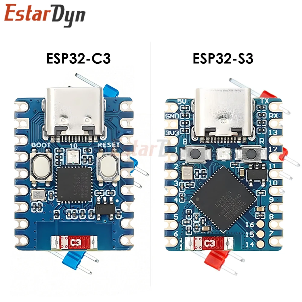 Estardyn ESP32-S3-Zero/ESP32-C3-Zero Mini Dev Board WiFi Bluetooth 5 LE Type-C Ultra-small for IoT Smart Home DIY