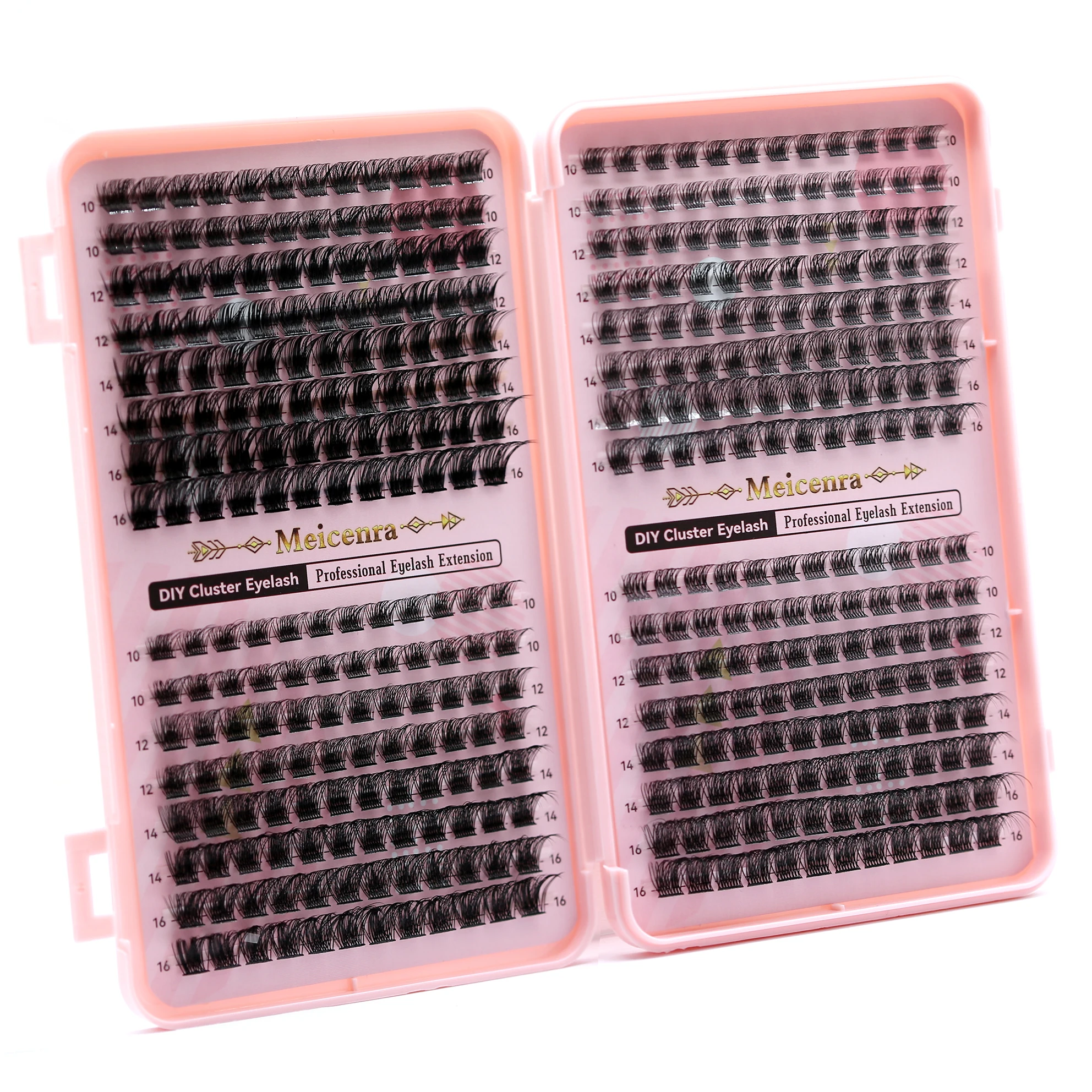 Extension de cils en grappe, faux cils individuels amovibles, Extensions de cils pour le maquillage du Volume