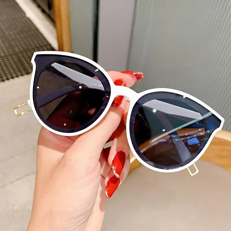 New Fashion Sunglasses Girls Boys Brand Round Vintage Children Sun Glasses Baby Shades Mirror Goggles Eyeglasses UV400 Eyewear