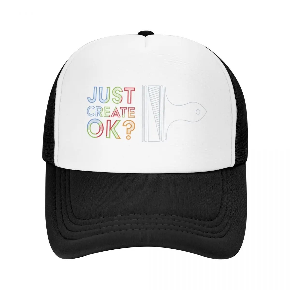 

JustCreateOK - Logo Baseball Cap Snap Back Hat Sun Cap Male hat Baseball Men Women's