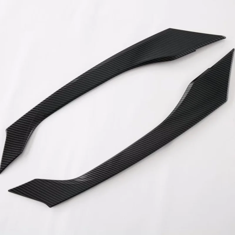 For Ford Mondeo 2022 2023 Car Styling Head Lamp Light Eyebrow Cover Protector Decoration Accessories Exterior Sticker Trim Strip