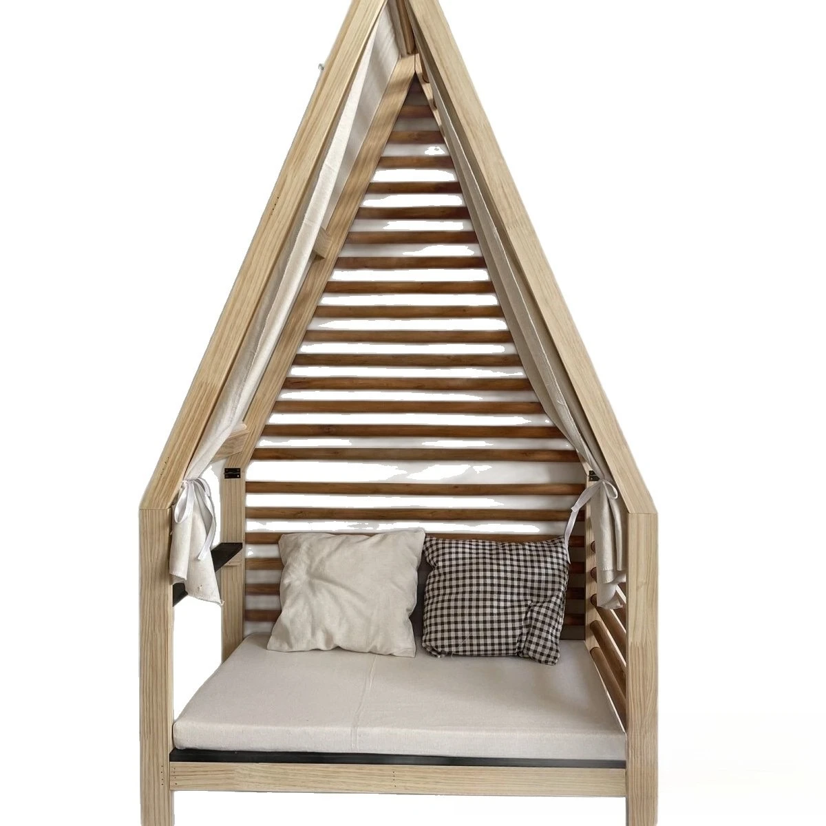 Angolo lettura asilo piccolo divano in legno massello di pino piccolo letto camera dei bambini sgabello sedia decorazione