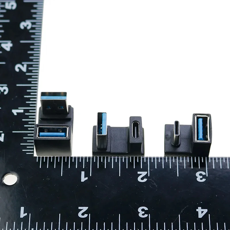 

1PS 180 Degree Elbow U-shaped Adapter TYPE-C to USB Male Female Converter Connector Suitable For Computers Mobile Phones Tablets