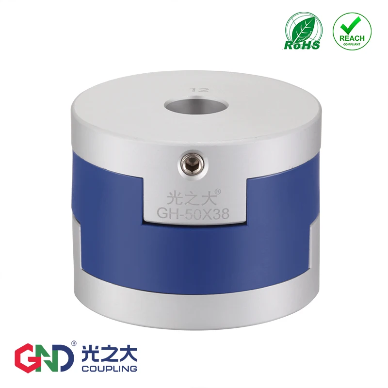 GND Aluminium Material GH D20 L25 Oldham Coupler Power Transmission Parts Shaft Couplings Cross Slide Block Top Wire Series