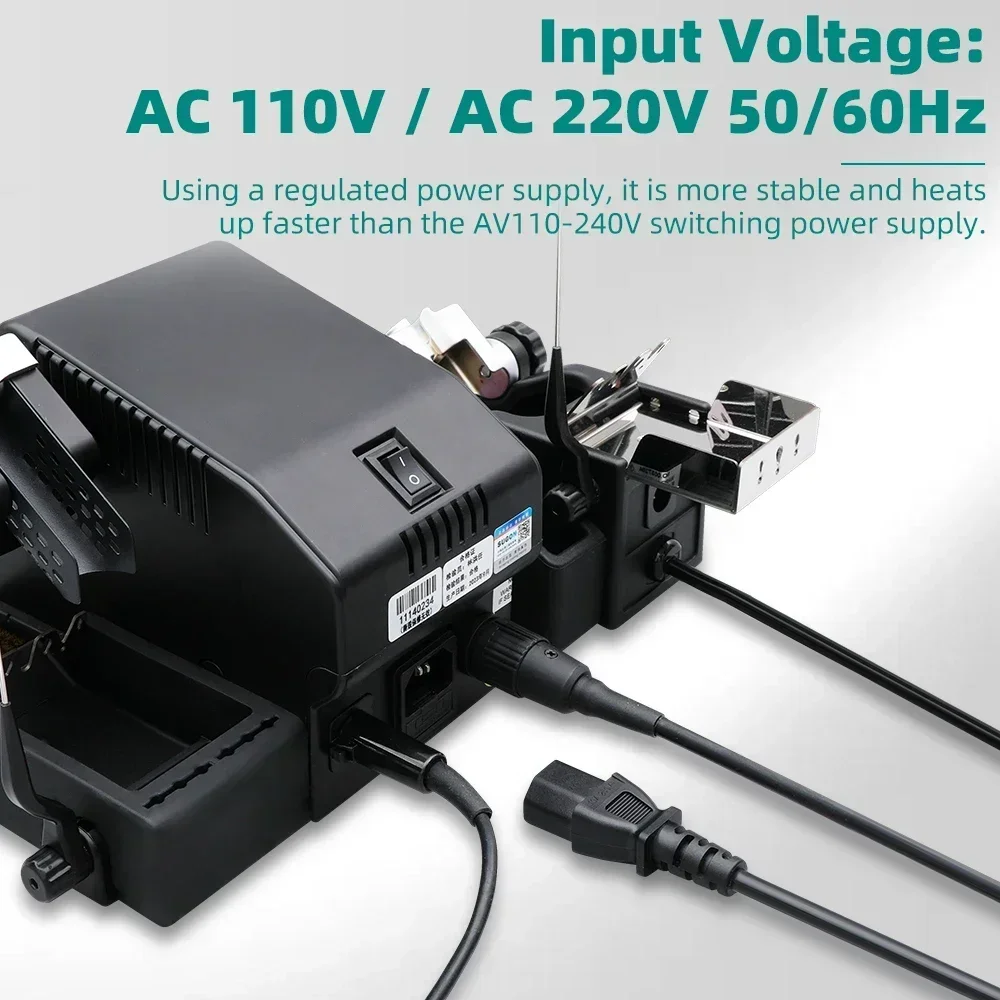 SUGON T60 Soldering Station Double Station Welding Rework Station Compatible with 115 210 245 Handle For BGA PCB Repair Tools