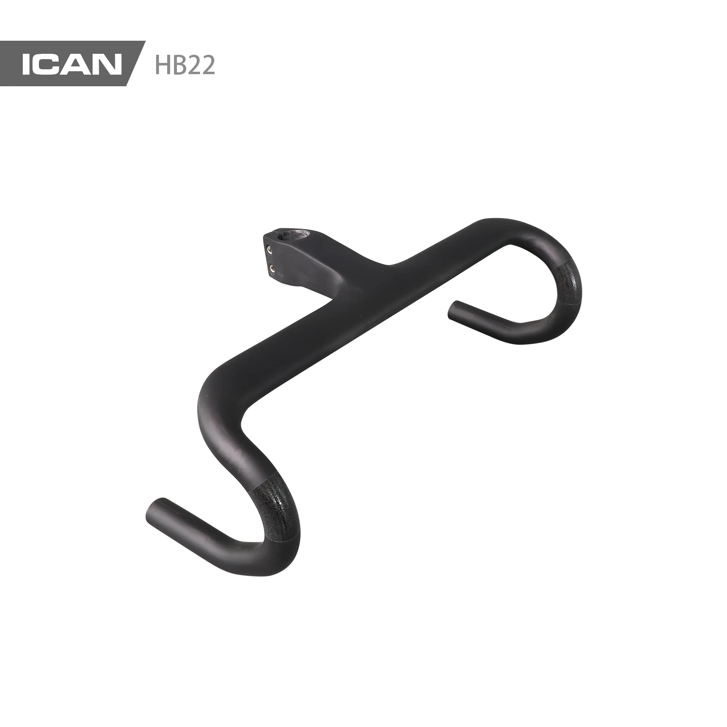 

ICAN Brand Carbon Fiber Road Bike Integrated Handlebars HB22 Size 380*90mm 400*90mm 420*100/110mm 440*110mm 100% Toray T700