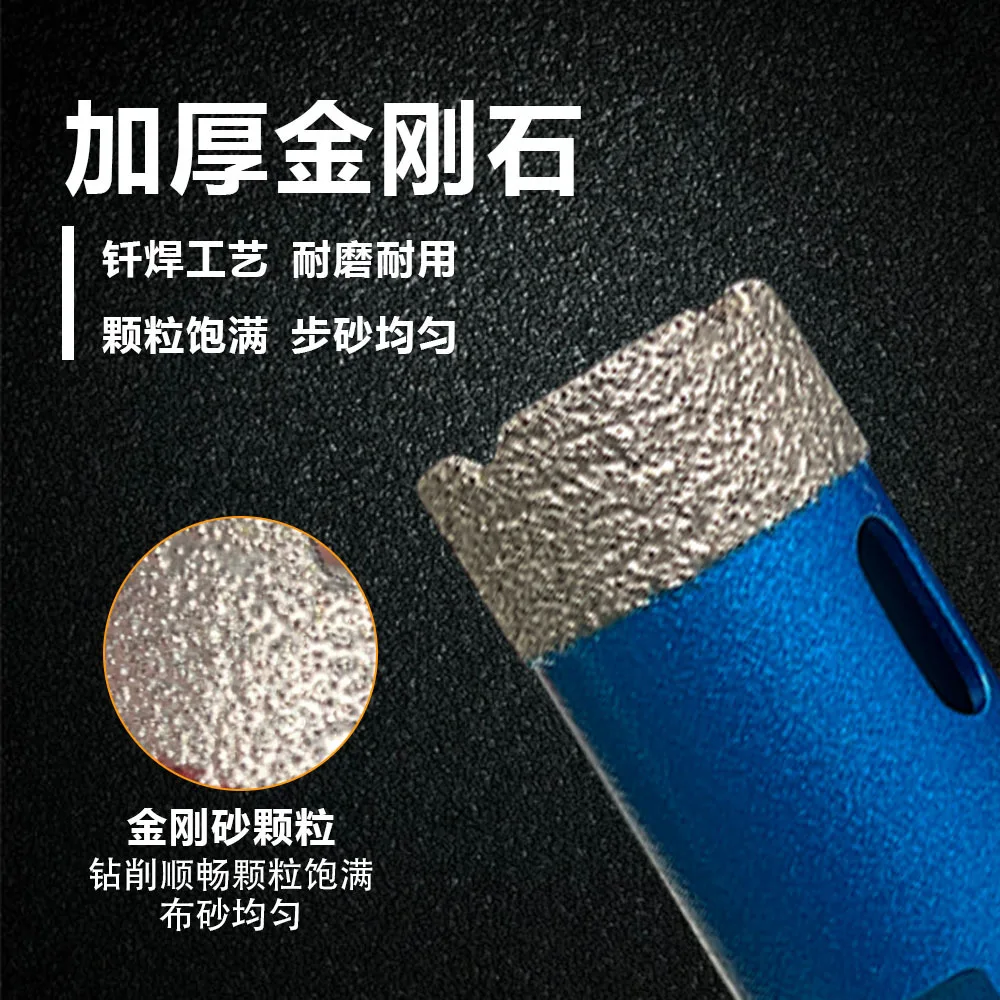 

10PC cross-border M14 brazed diamond hole opener set marble glass tile stone reaming drill bit