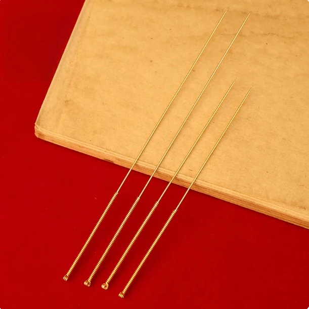 Gold acupuncture needles, special needles for traditional Chinese medicine, non-sterile single pack