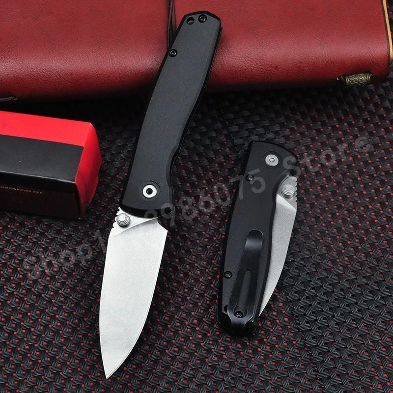 KS 2053 سكين جيب مدمج مع شفرة فولاذية D2 ومقبض ألومنيوم صلابة عالية حادة للتخييم في الهواء الطلق سكين محمول قابل للطي