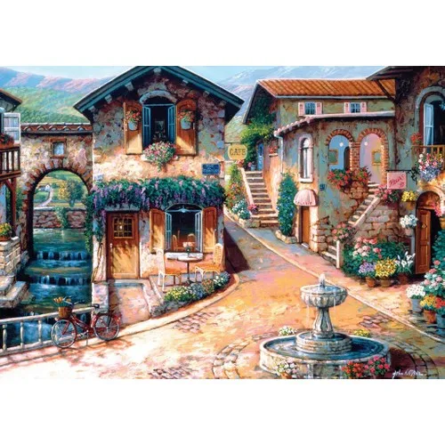 Ks Games The Fountain On The Square 500 Piece Jigsaw Puzzle 20013