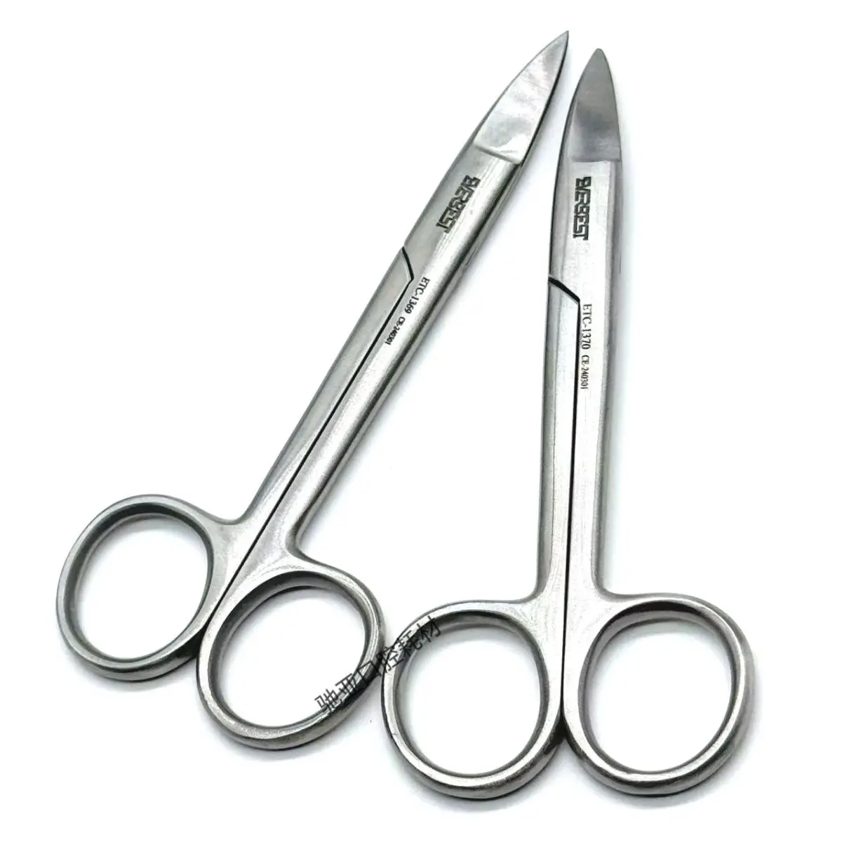 1pcs Isba Gold Crown Scissors Ligation Wire Scissors Ligation Wire Scissors Thin Wire Scissorss Straight Head Elbow s s