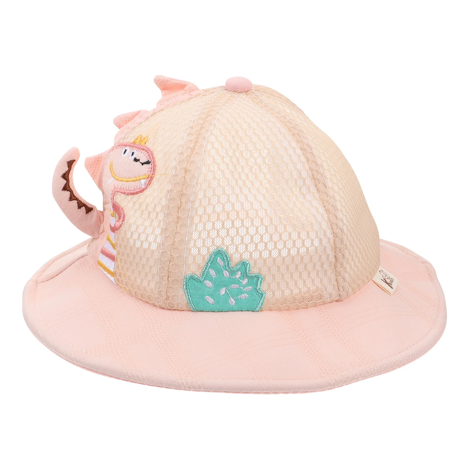 

Dinosaur Mesh Sun Hat Kids Breathable Cartoon Protection Cap Toddler Hats Baby Pink Beach Vacation Outdoor Travel Photography