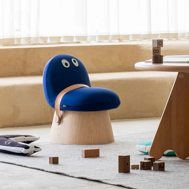 

Solid wood sofa stool, back chair, fabric learning chair, split storage sofa chair