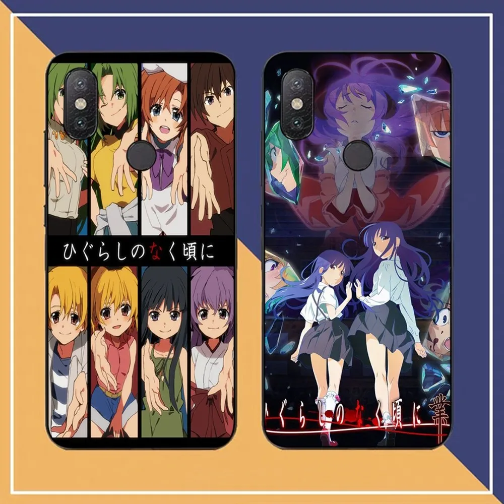 Higurashi When They Cry Phone Case For Redmi Note 4 X 5 A 6 7 8 Pro T 9 Pro 9S 10 Pro 11 Pro 11S 11Epro PocoM3pro