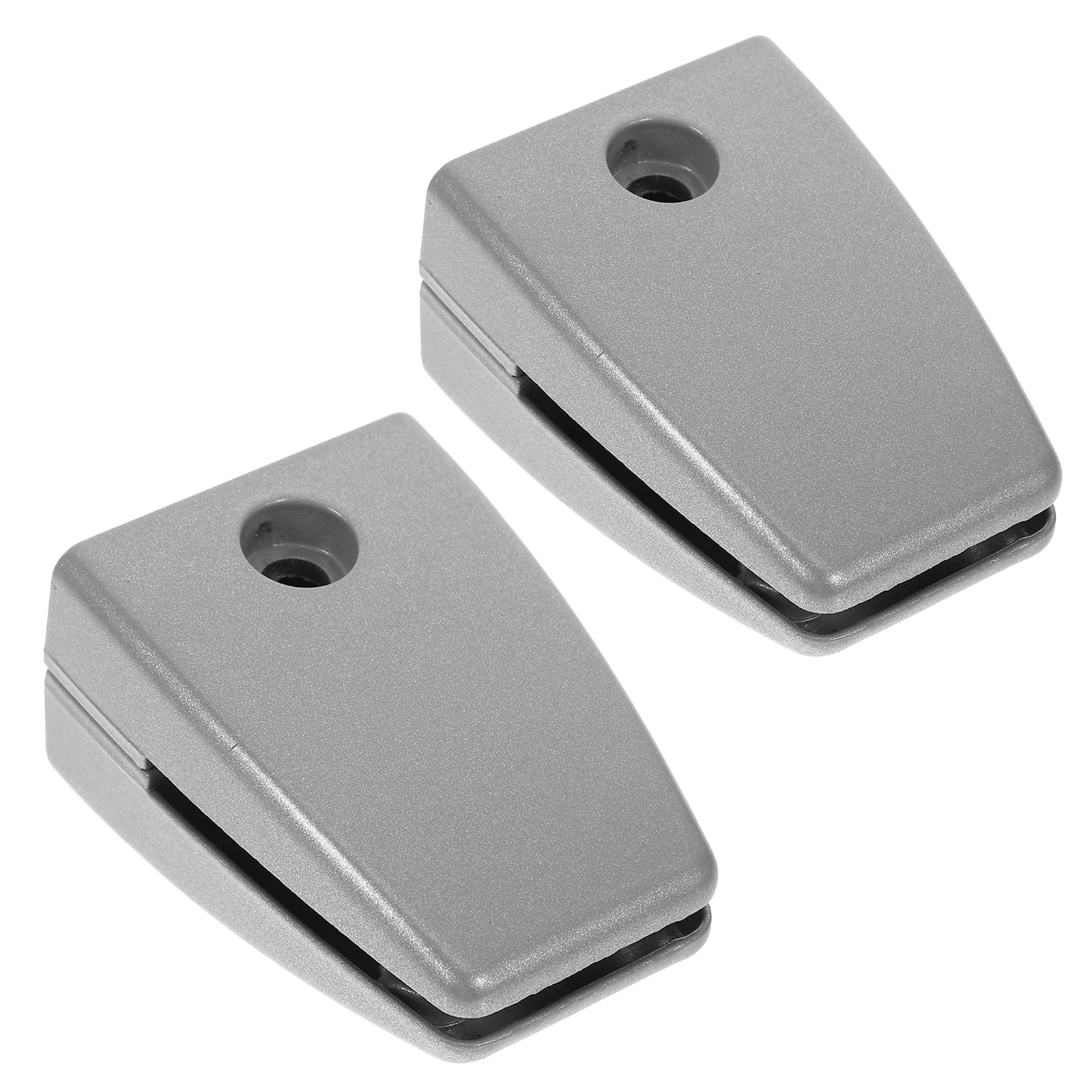 

Adjustable Desk Partition Clamp for Office Furniture Dividers Soundproof Baffle Sneeze Guard Silver Glass Clip Bracket