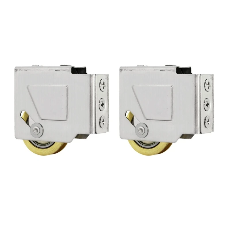 

Q2Q4 Pack of 2 Smooth Sliding Door and Window Pulley Rollers Daily Casual Use