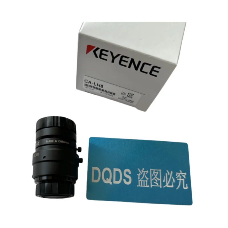 KEYENCE CA-LH8 High Resolution Low Distortion Macro Lens 8mm Focusing on Close Range Visual Inspection and Measurement Scenarios