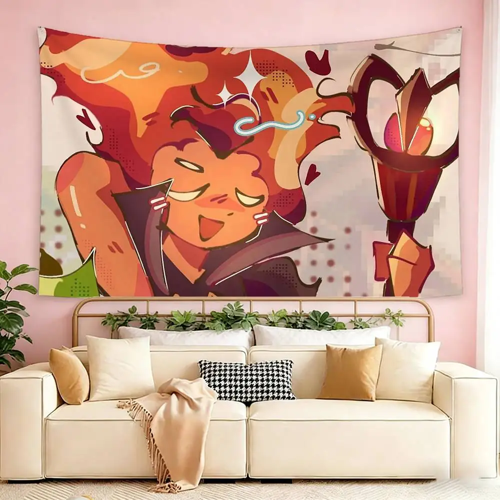 Fire Spirit Cookie Run  Flags Wall Hanging Tapestry Outdoor Garage Room Decorative flag Background Blanket