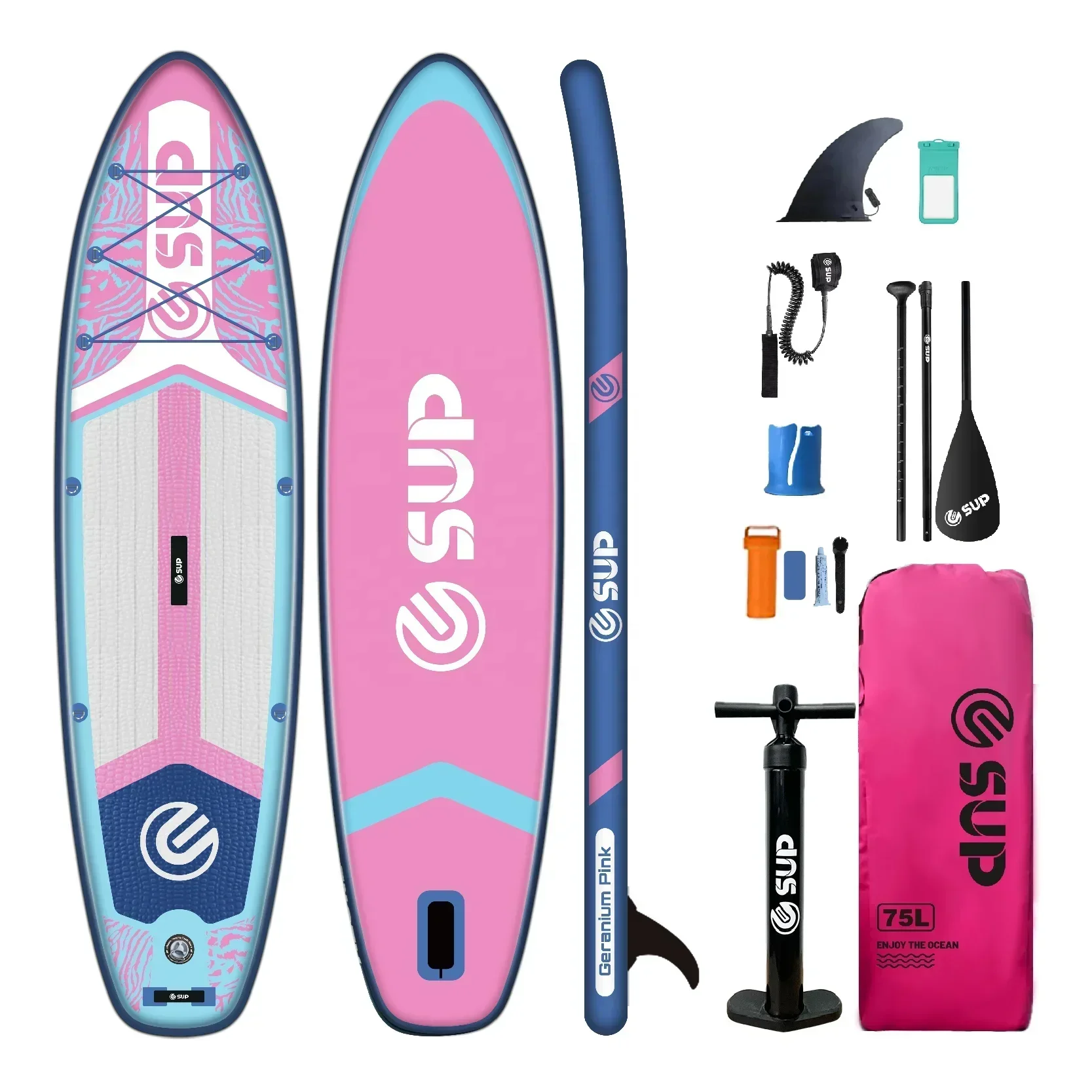 E SUP Soft Top Ultra Wide Fishing  Paddle Surf Water Sports Surfboard Sap Board  water sports