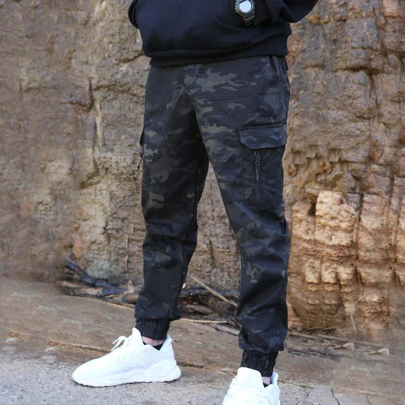 Men Fashion Streetwear Casual Jogger Pants Tactical Trousers Men Cargo Pants for Droppshipping