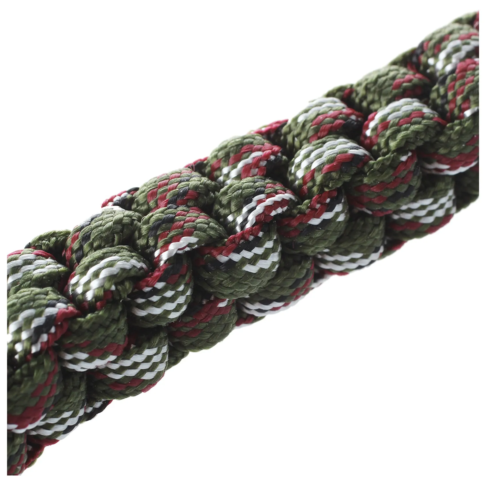 ABUM-2X Woodland Digital Camo Paracord Square Weave Knife Lanyard