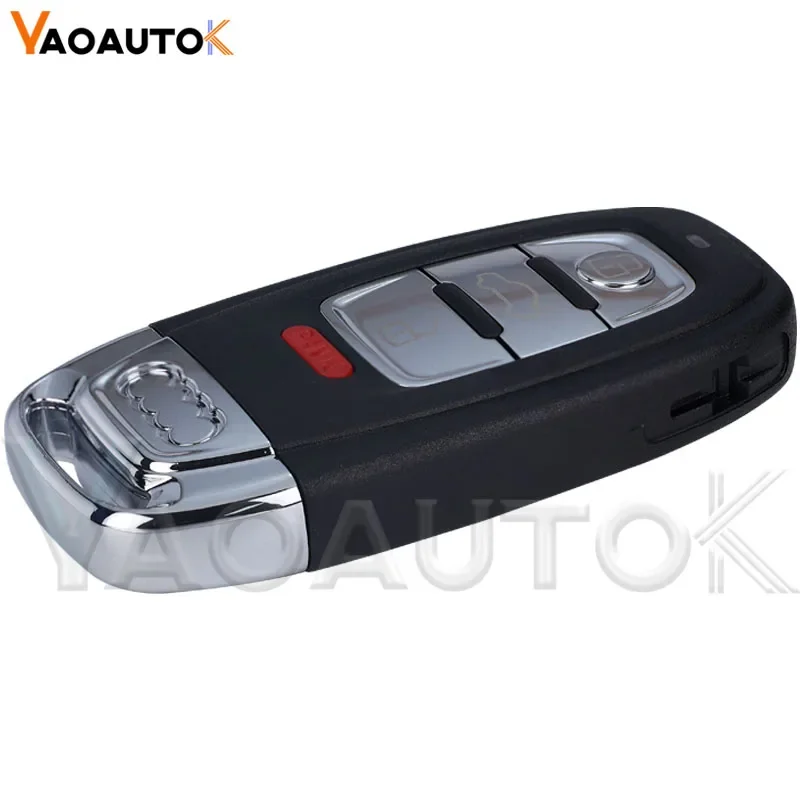 Smart Auto Remote Key Shell Case Fob For Audi A4l A3 A4 A5 A6 A8 Quattro Q5 Q7 A6 A8 Replacement Car Key Shell 3/4 Buttons