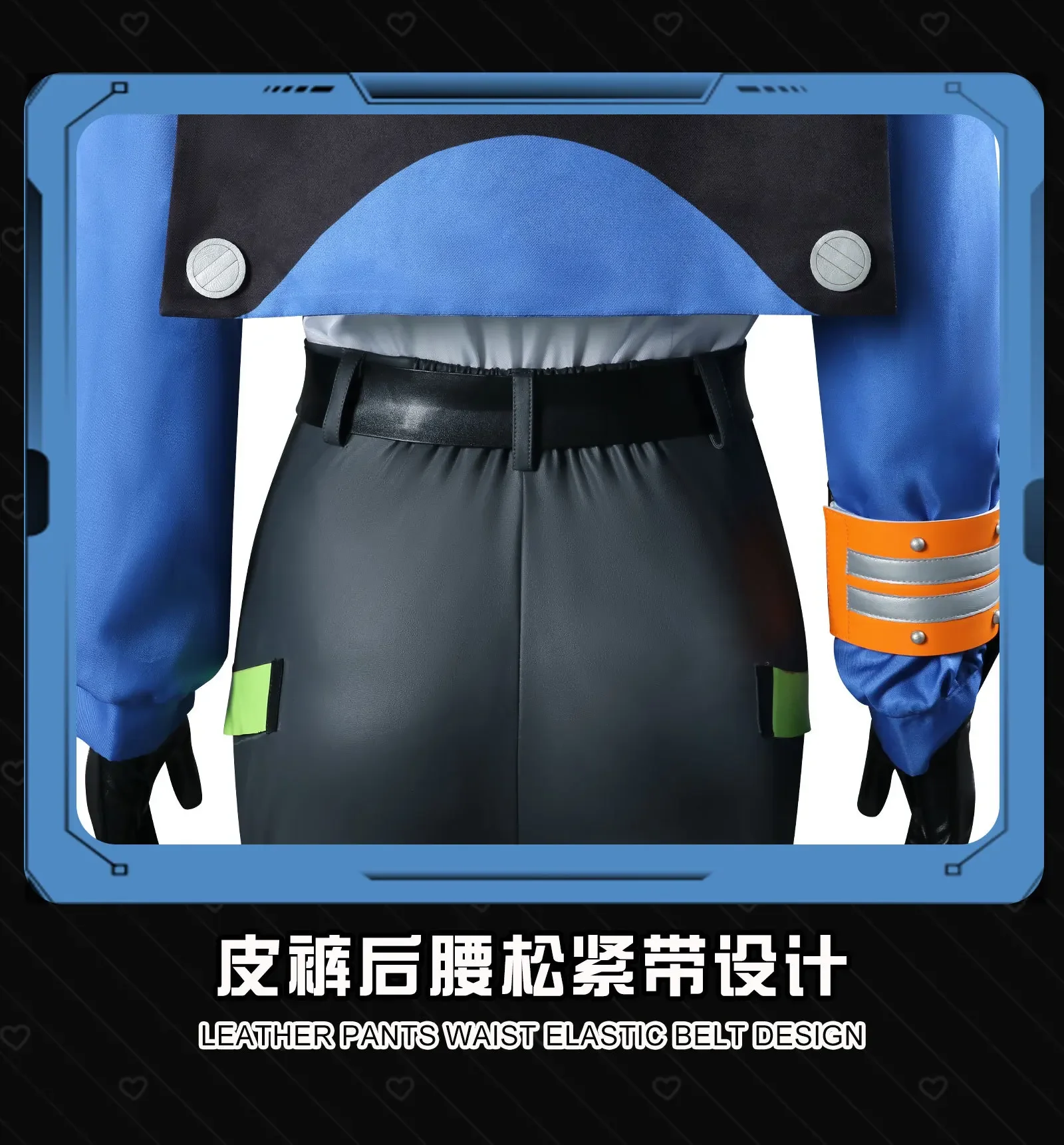 【Wetrose】متوفر في المخزون زي تشو يوان التأثيري ZZZ Zenless Zone Zero Zhuyuan مجموعة كاملة من الشعر المستعار لعيد الهالوين وعيد الميلاد