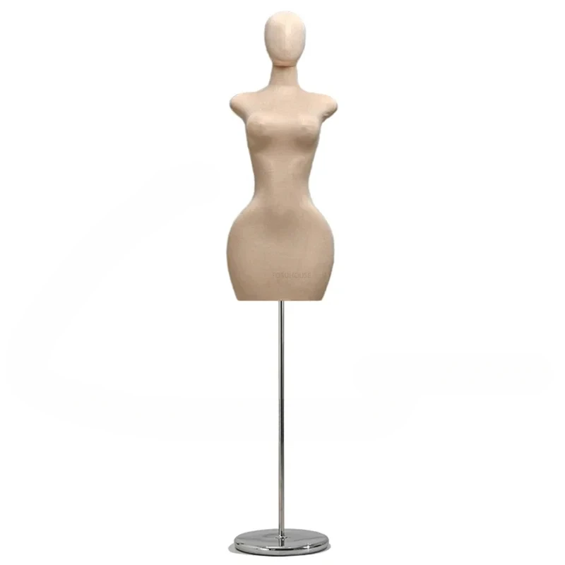 Nordic Women's Clothing Mannequins Window Display Prop European Sexy Figure Display Stand For Women Half-length Fake Mannequin