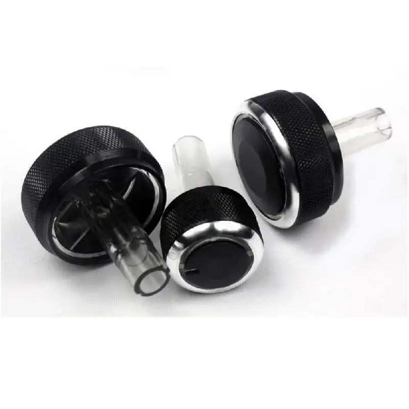 3 Pcs AC Knob Car Interior Aluminum Alloy Accessories for Vehicles Air Conditioning Knob for Volkswagen GOLF 4 Passat B5 Bora