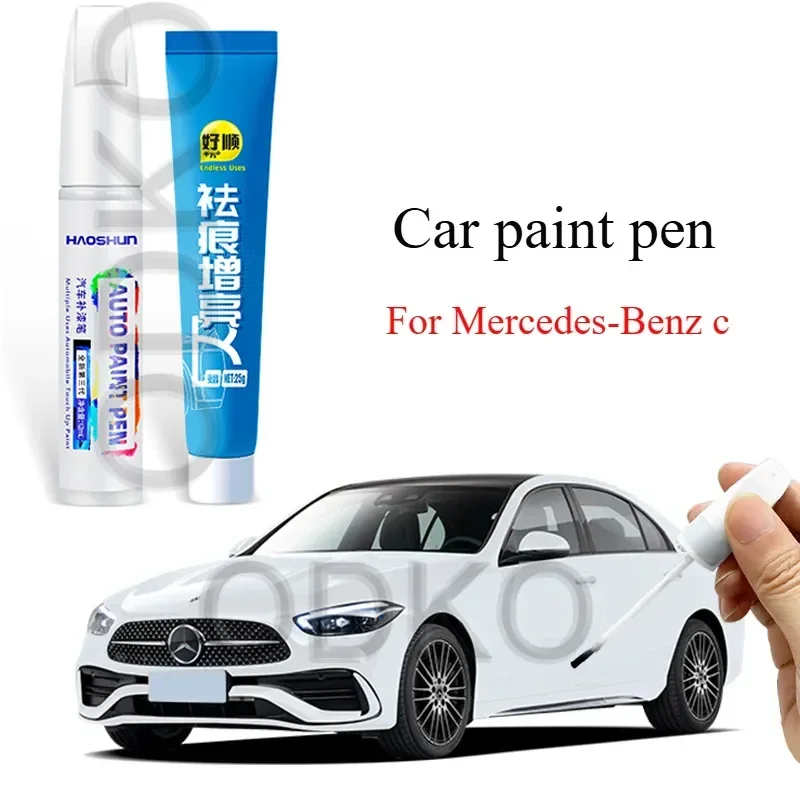 

Для Mercedes-Benz C Paint Pen Arctic White Obsidian Black Специальные автомобильные принадлежности класса C, аксессуары для модификации