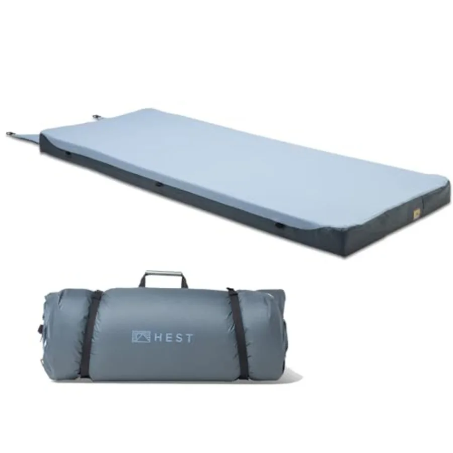 

Надувной матрас для кемпинга - портативный складной матрас из пены с эффектом памяти для всех приключений - двухслойная конструкция для комфорта и поддержки