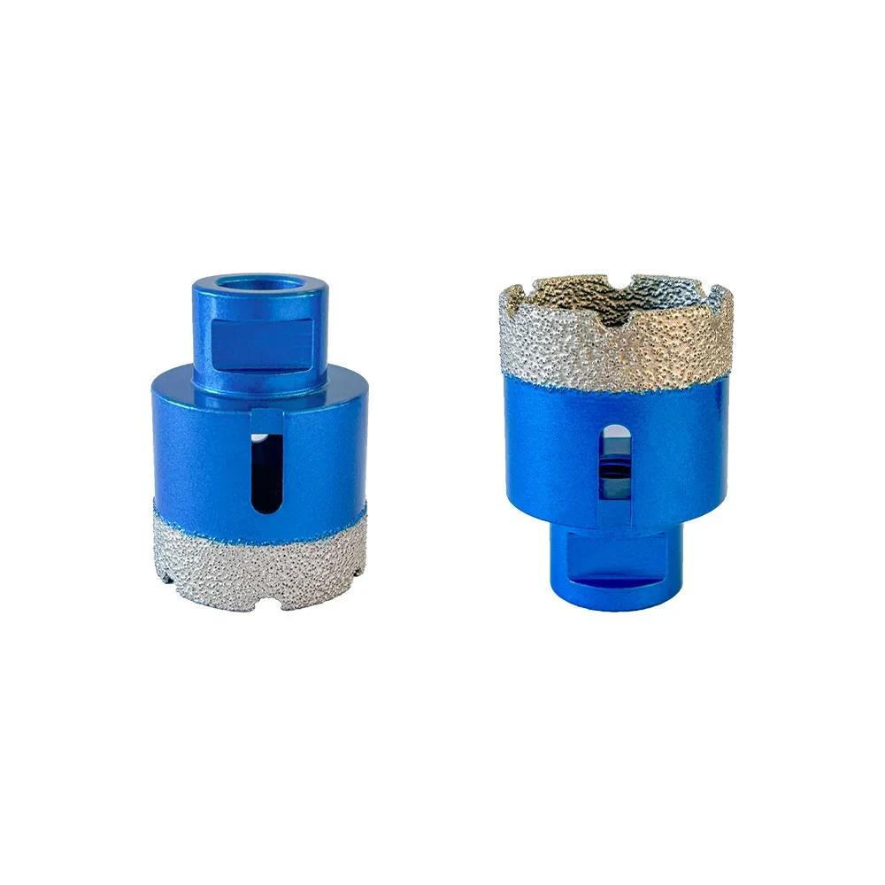 8PC M14 Brazed Diamond Drill Bit Kit Wear Resistant Hole Cutter For Sintered Stone Tile Processing