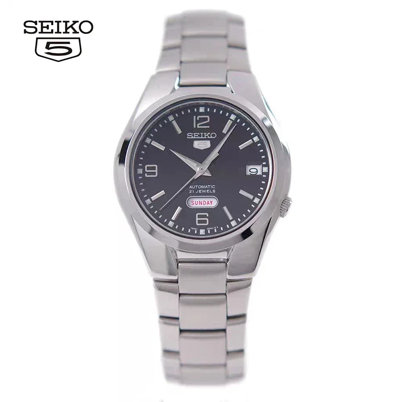 SEIKO 5 Relógio Masculino Original Simples Moda Luminosa Calendário Semanal À Prova D \'Água Negócios Automático Mecânico SNK623