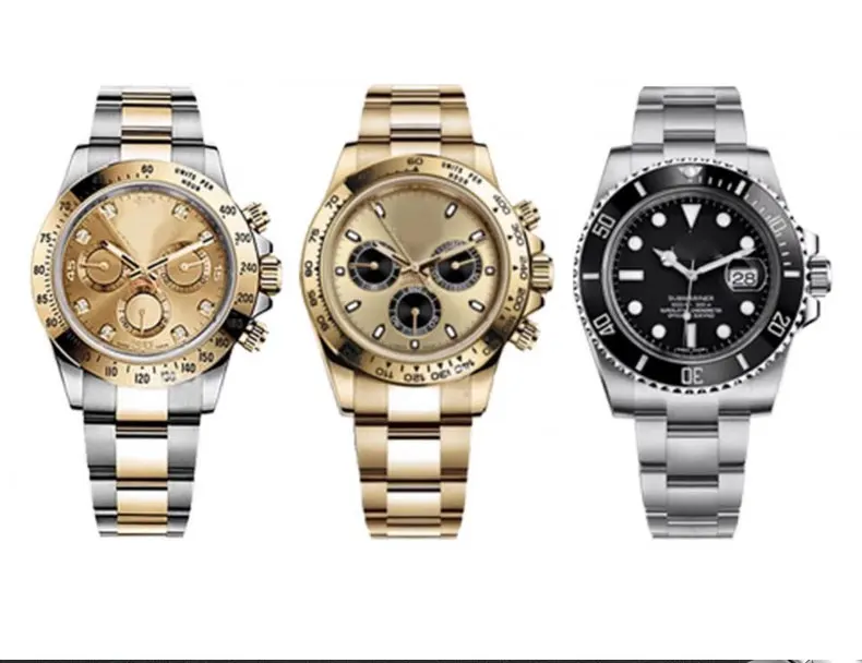 20 mm 904L Uhrenarmbänder für SUB DAYTONA NH35 NH36 Rolex Herren-Uhrenarmband mit Glide-Lock-Verschluss, massives Edelstahl-Uhrenarmband – Detail 1