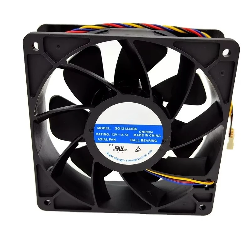 

SG121238BS SJ High Speed Cooling Fan Axial Fan 120 * 38 DC 12V 2.7A Server DC Axial Cooler QFR1212GHE-9D89