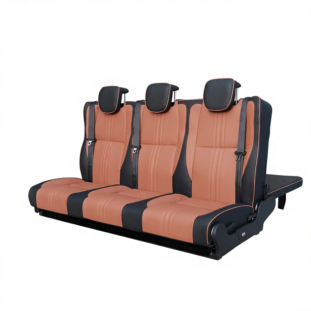 RV Swivel Seat, High Quality Customized Leather Motorhome Seat Professionally Modified Reclined Rock and Roll Bed for