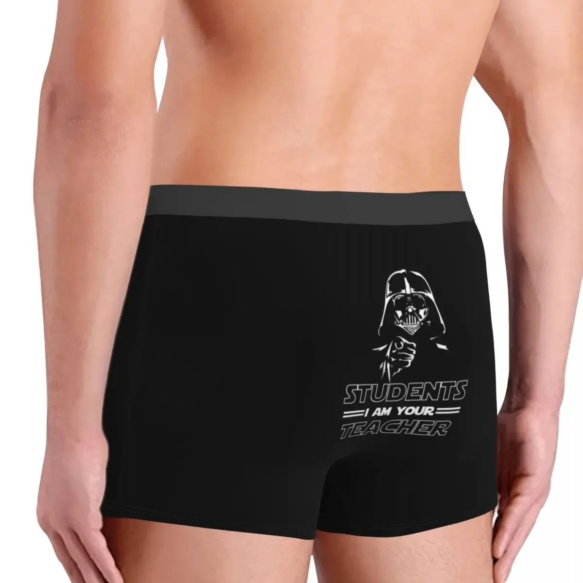 Moda matematica intimo uomo studenti traspiranti I Am Your Teacher Boxer slip pantaloncini mutandine morbide mutande Sexy per uomo