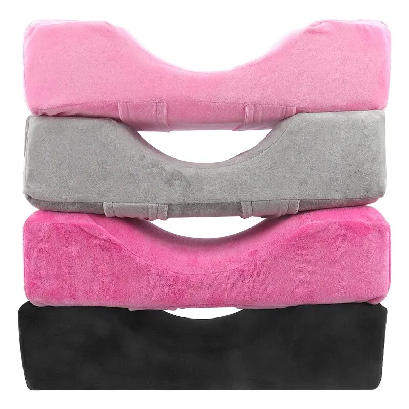 U-Form Falsche Wimpern Pfropfen Wimpern Kissen Professionelle Neck Unterstützung Gesichts Make-Up Werkzeuge Schönheit Kopfstütze Weiches Kissen