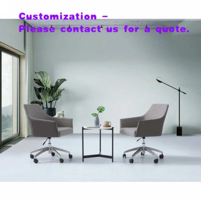 

custom.High Quality Office Furniture Office Reception Room Conference Room Coffe Shop Fabric Chair with Metal Feets and Lift