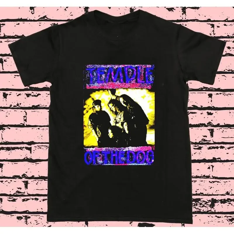 Temple Of The Dog Black Cotton T Shirt Full Size S 5Xl