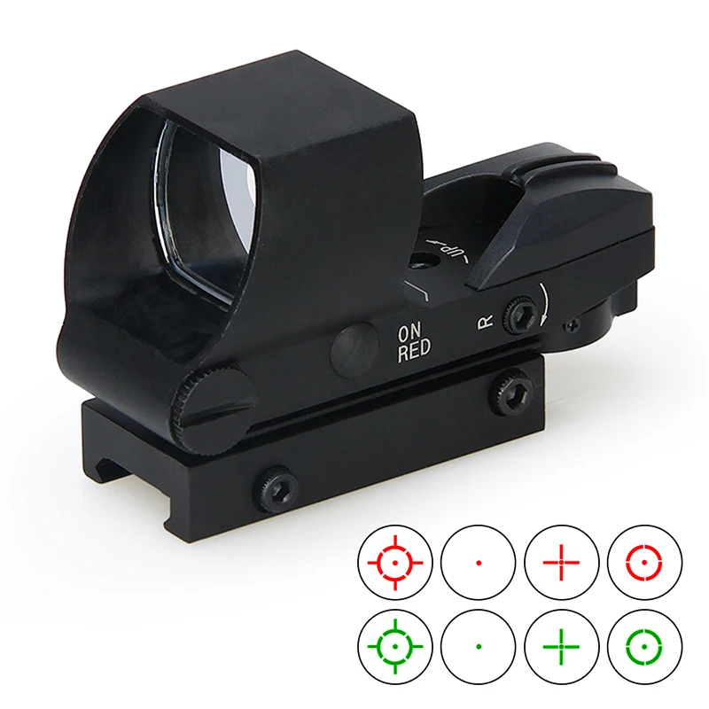 

PPT Tactical 1X Red And Green Dot Reflex Sight Four Reticle For Hunting OS2-0101