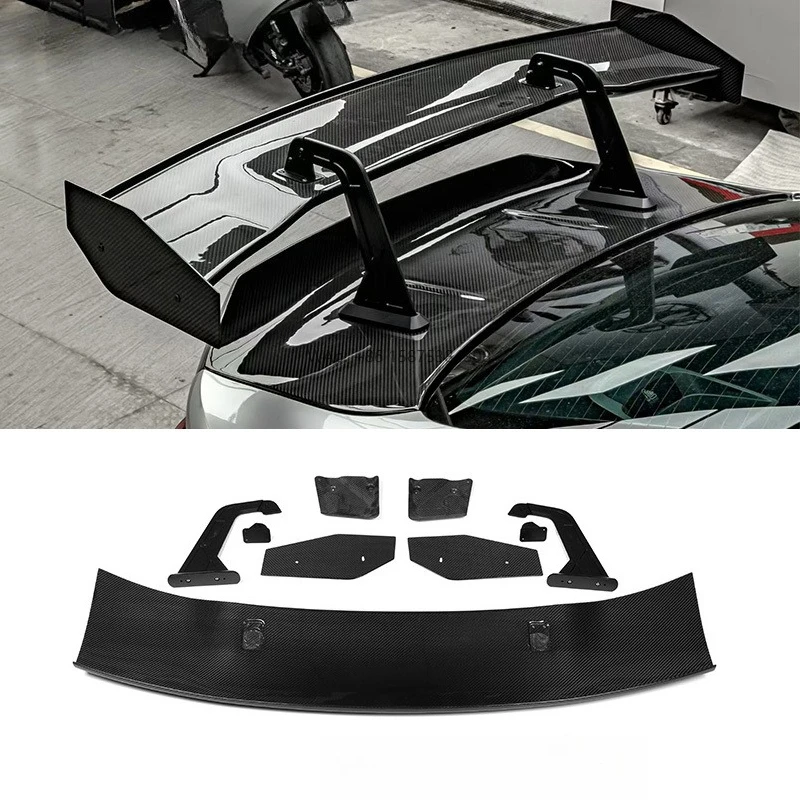 

Спойлер-антикрыло из сухого карбона для заднего багажника M2 M3 M4 G80 G82 G87 2345 серии, универсальный задний сплиттер-антикрыло «Лебединая шея»