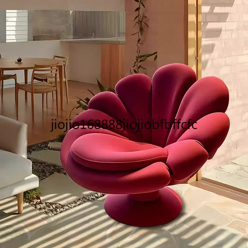 Suitable for  Designer creative special-shaped fiberglass curved petal leisure chair