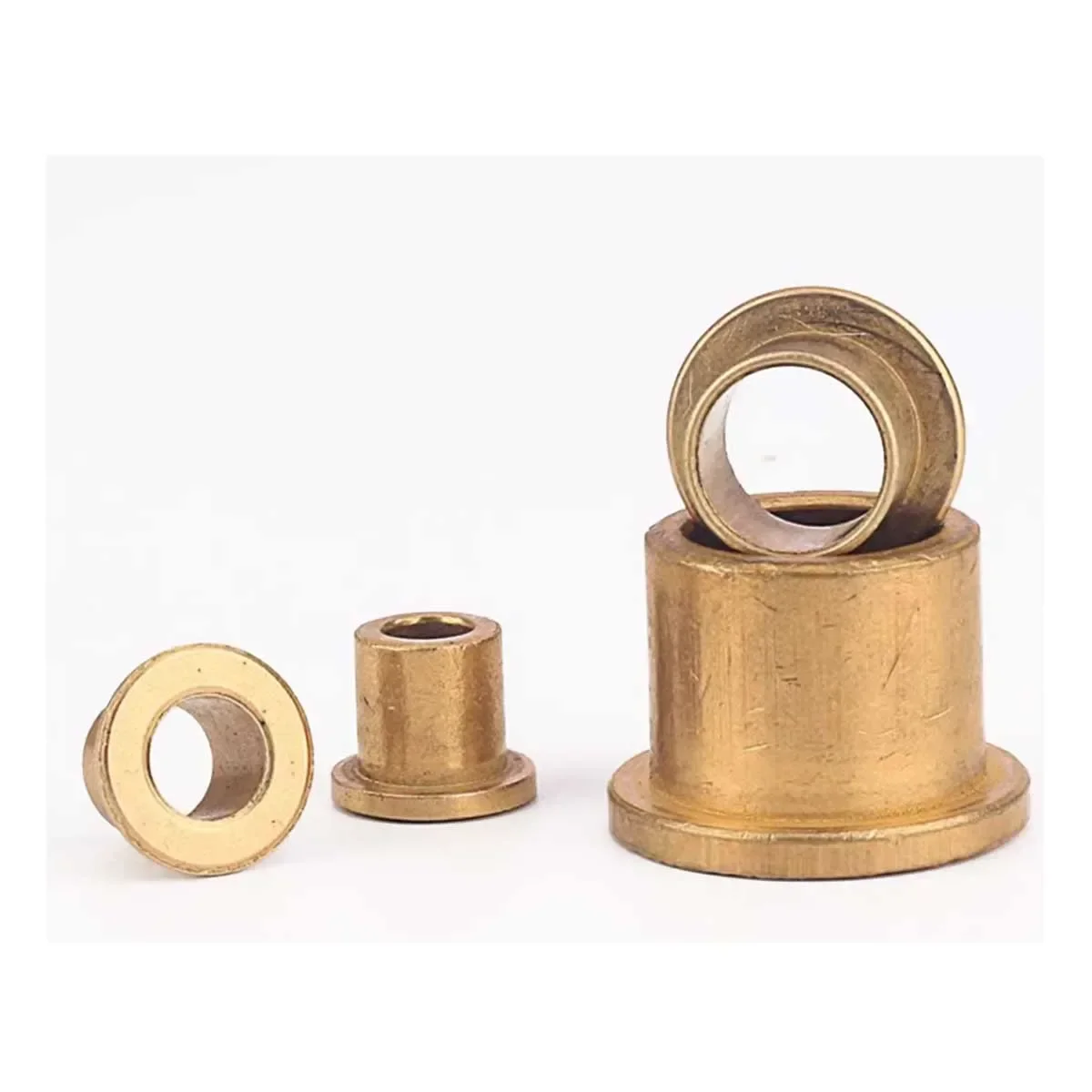 Powder metallurgy flange oil containing copper bearing sleeve M10M12M16