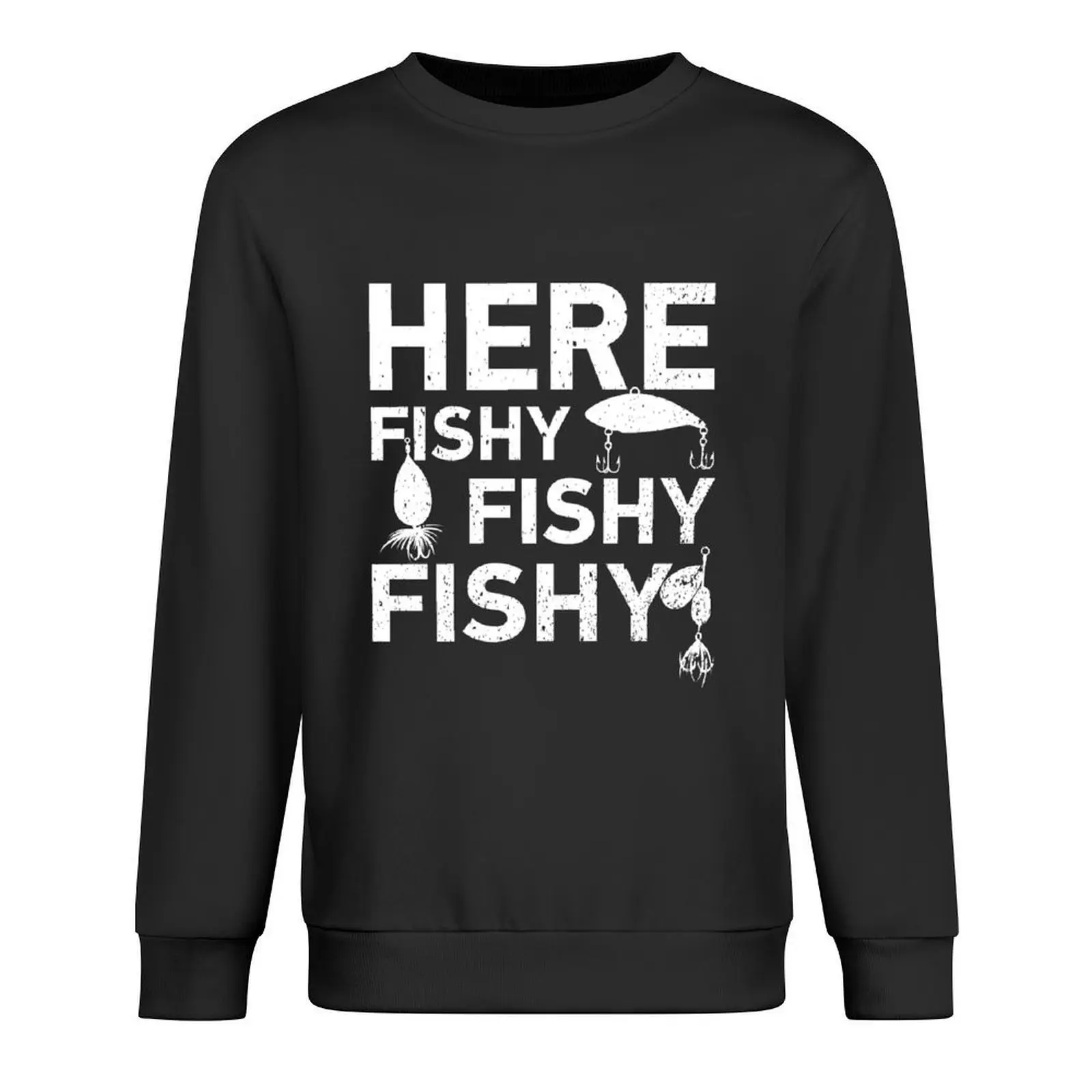 

Here Fishy Fishy Fishy For Fisherman Pullover korean clothes anime clothing tracksuit men hooded sweatshirts