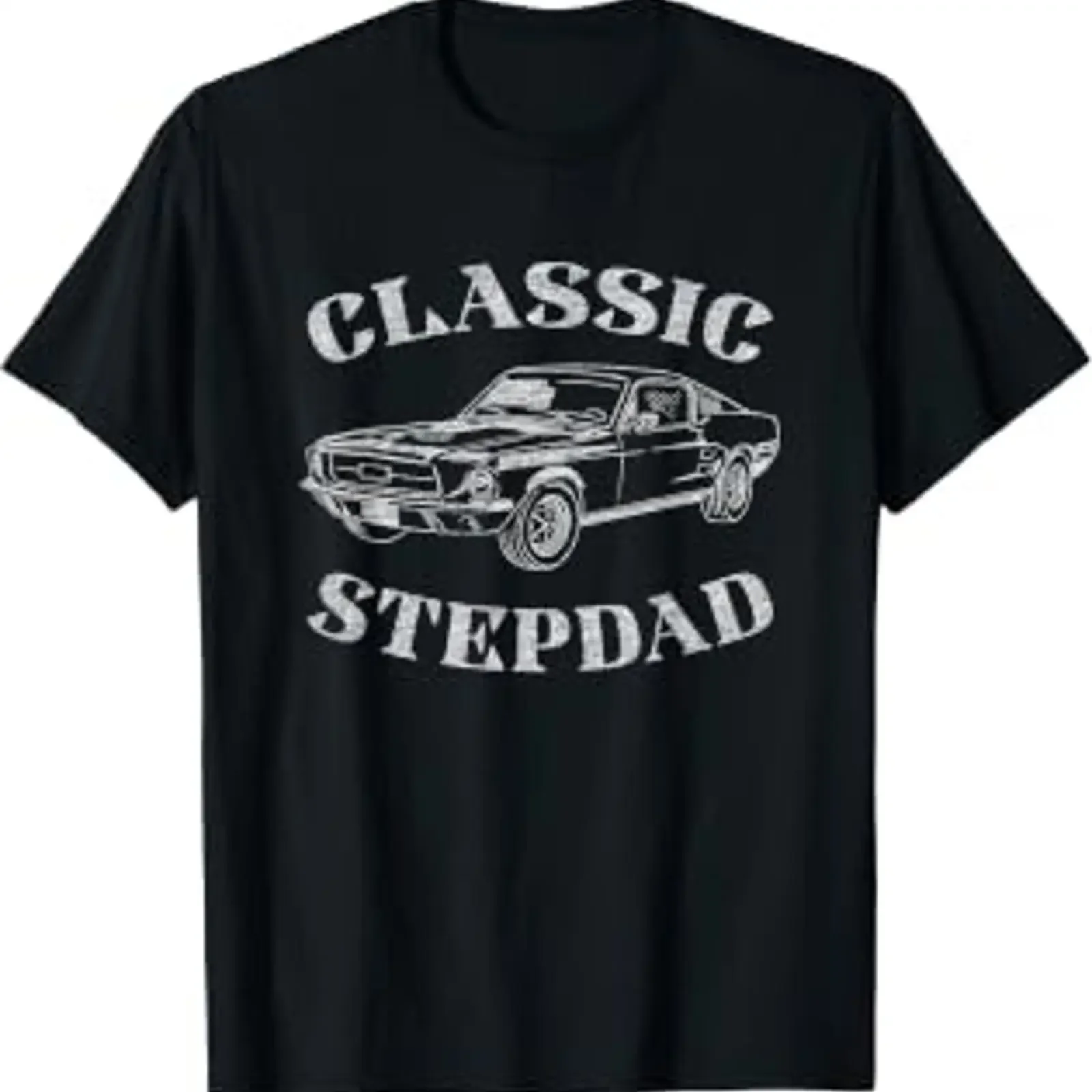 Funny Step Dad Stepdad Classic Car Stepfather T Shirt vintage Washed Stylish Soft Comfortable designer clothes Slightly