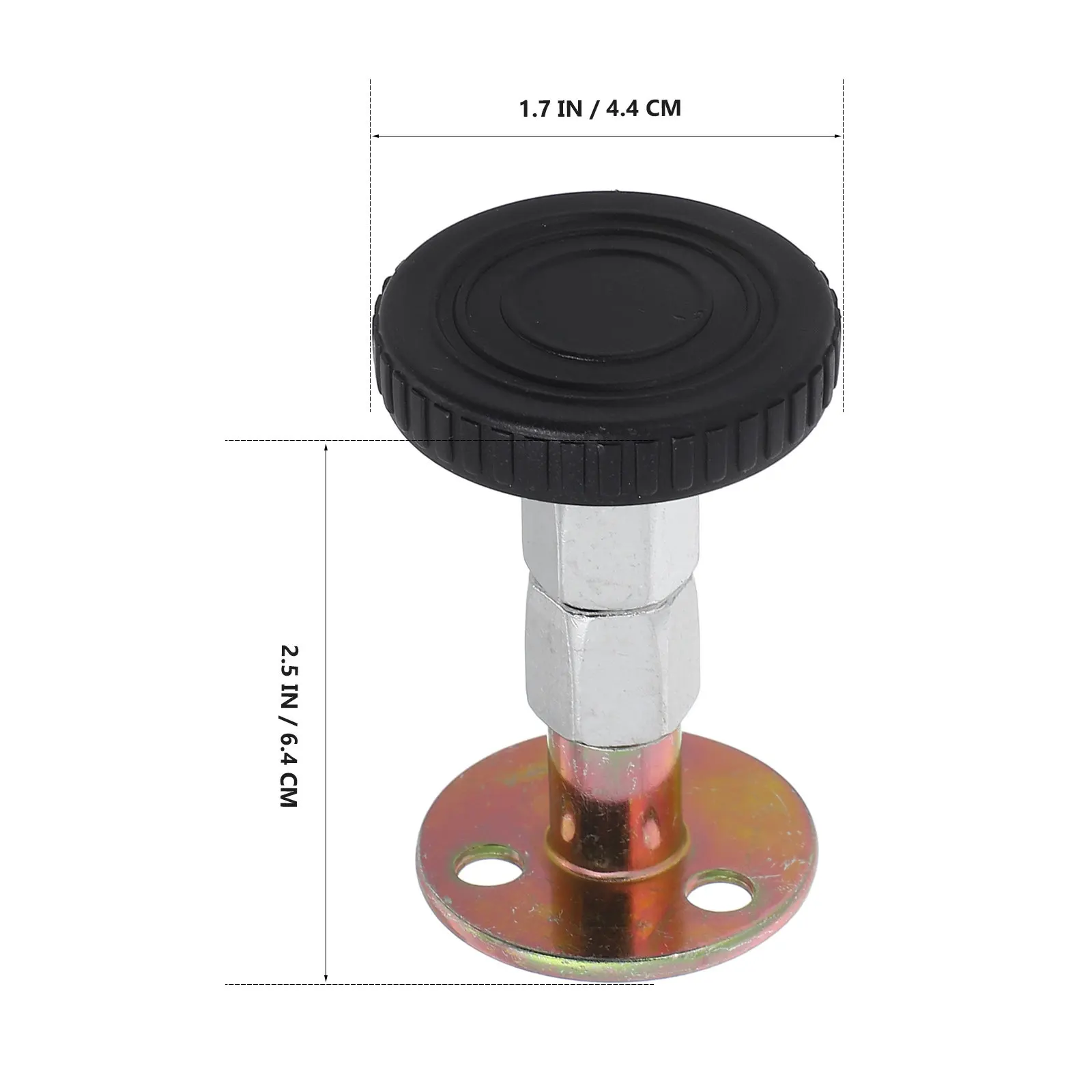 4 Piezas Estabilizador de Cabecero Ajustable Telescópico 64-87mm, Soporte Antivibración para Estructura de Cama, Fijador de Pared, Herramienta Estabilizadora de Muebles