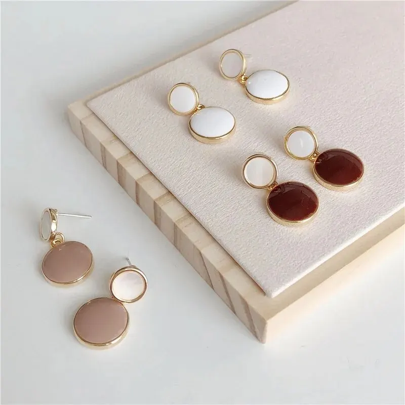 Drip Glazed Earrings, Feminine Style, Korean Personality, Cold Style Earrings, Earrings, and Earrings